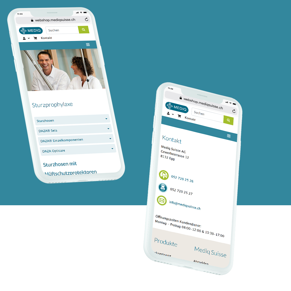 Project Mediq Suisse - uitwerking design smartphone